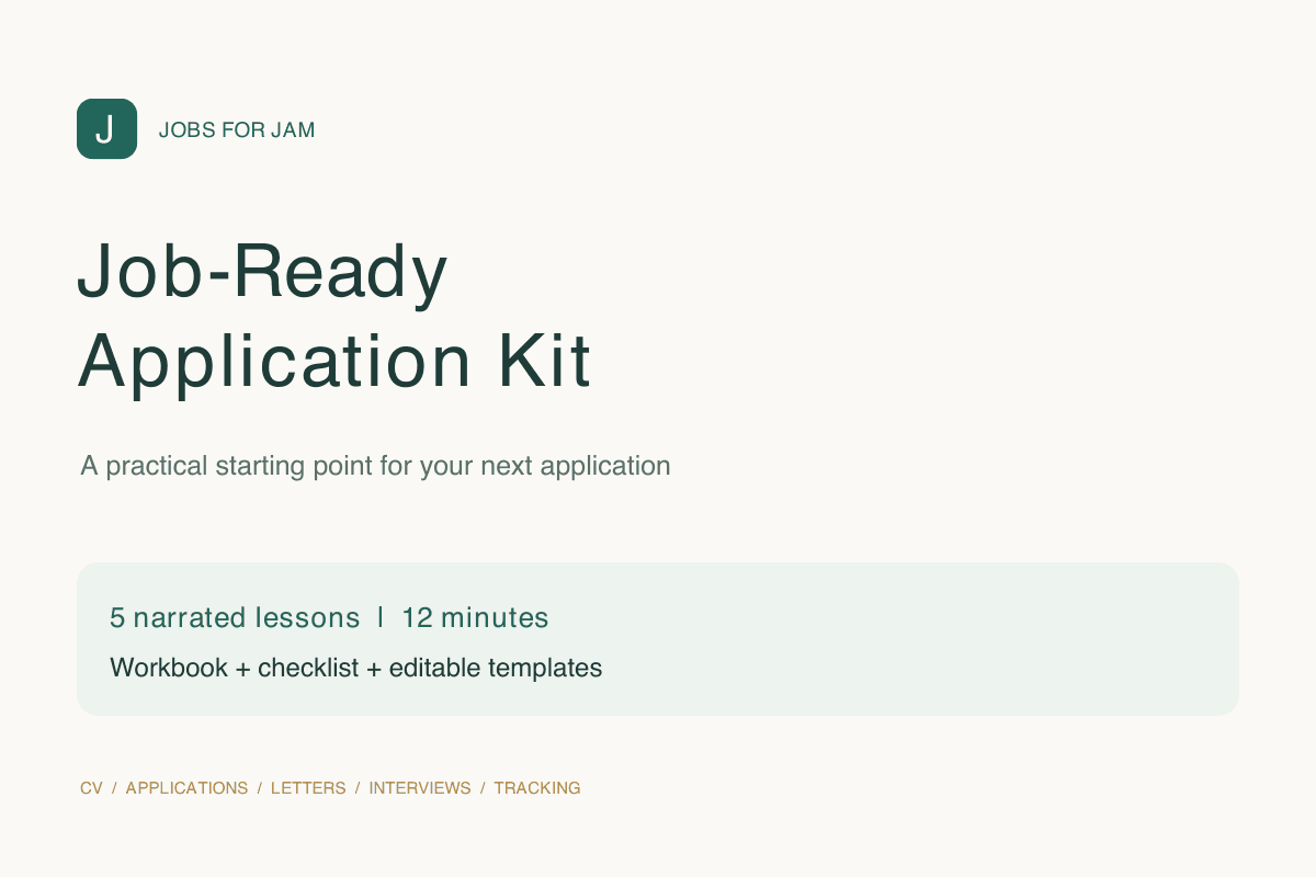 Job-Ready Application Kit
